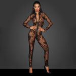 Long tulle overall with 3 way zipper