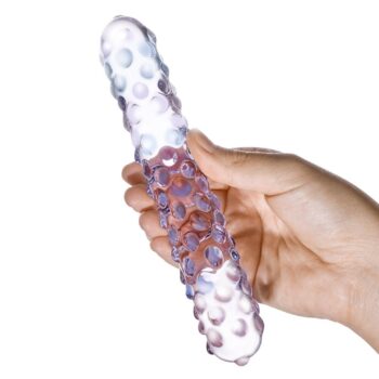 textured glass dildo